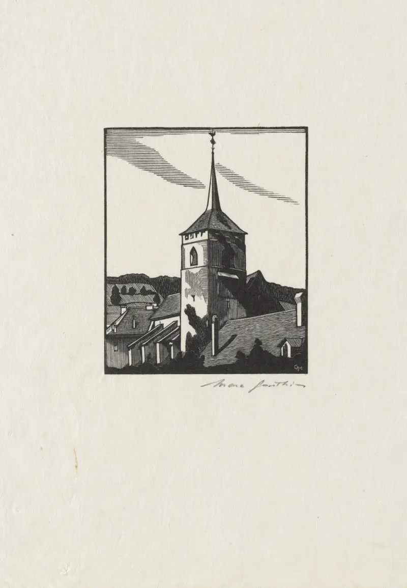Moudon, St-Etienne av Marc Gonthier