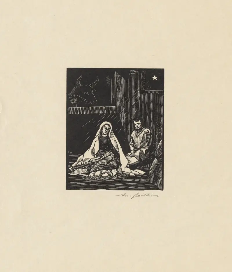 Geburt Christi von Marc Gonthier