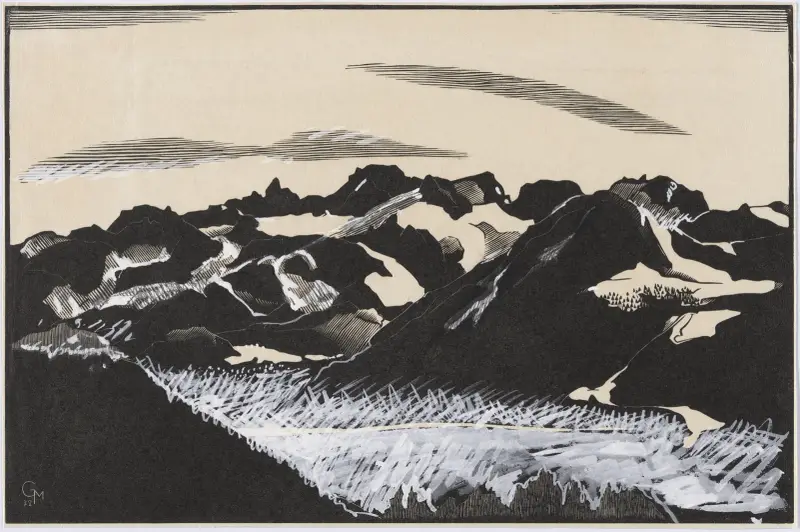Panorama över Leysin av Marc Gonthier