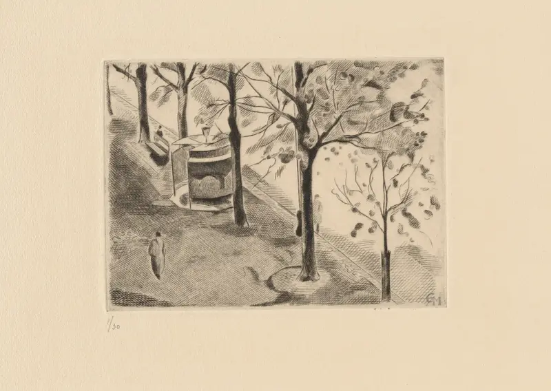 Promenade und Kiosk von Marc Gonthier