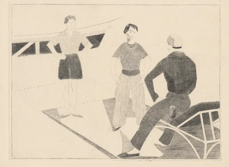 Trois garçons von Marc Gonthier