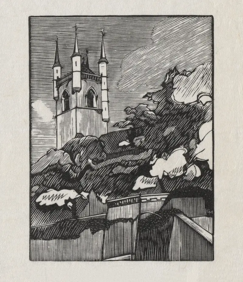 Vevey, St.-Martin, Sud-est et mur av Marc Gonthier