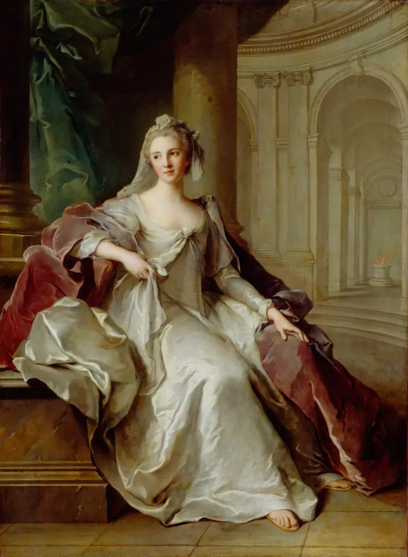 Madame Henriette de France as a Vestal Virgin av Jean-Marc Nattier