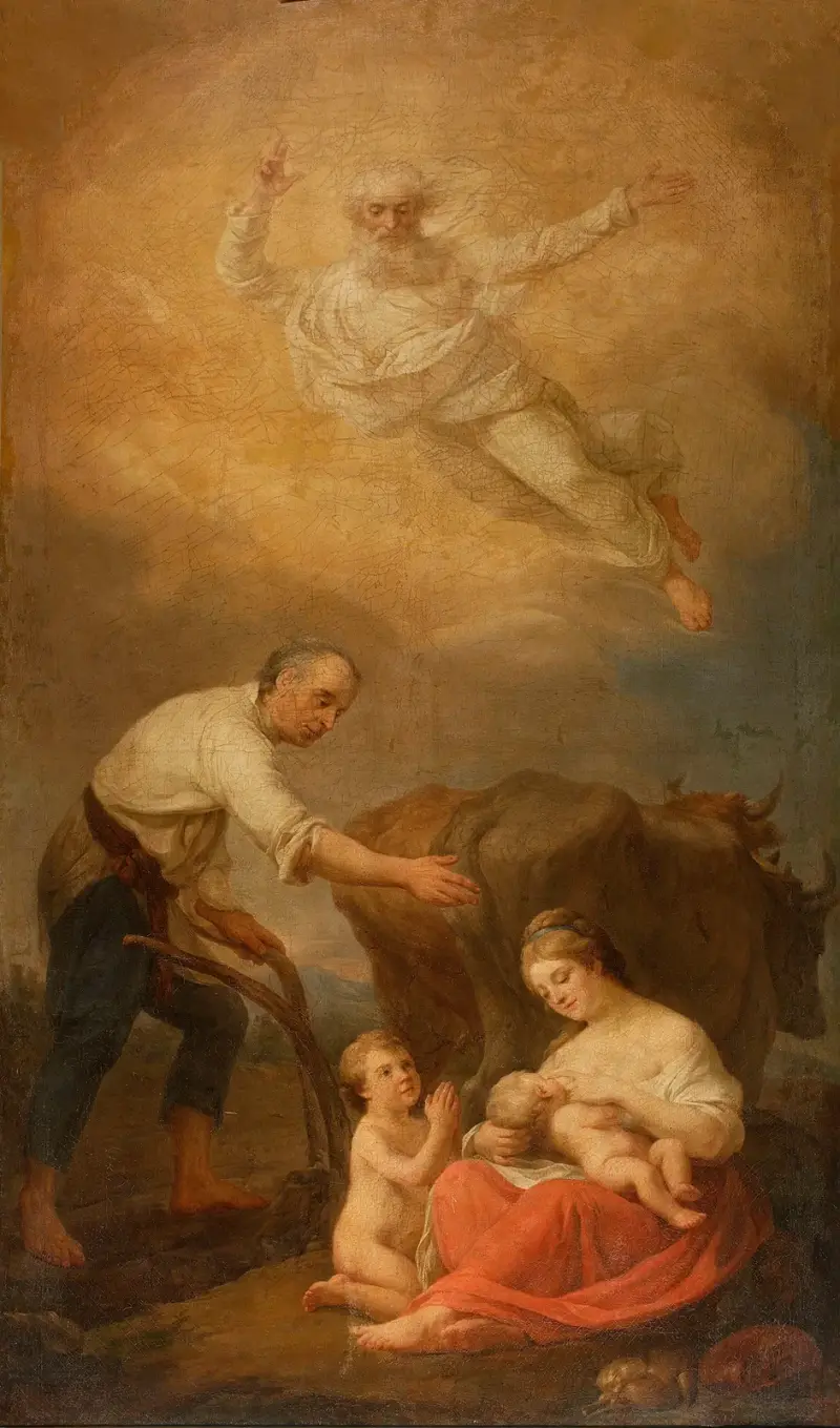 Saint Isidore – The blessing of labour av Marcello Bacciarelli