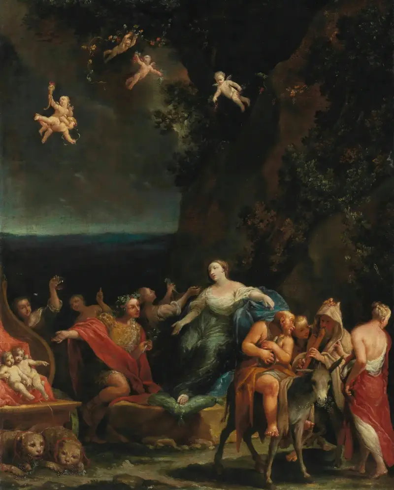 Bacchus und Ariadne von Giuseppe Maria Crespi