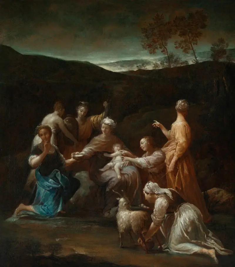 Jupiter Among The Corybantes av Giuseppe Maria Crespi
