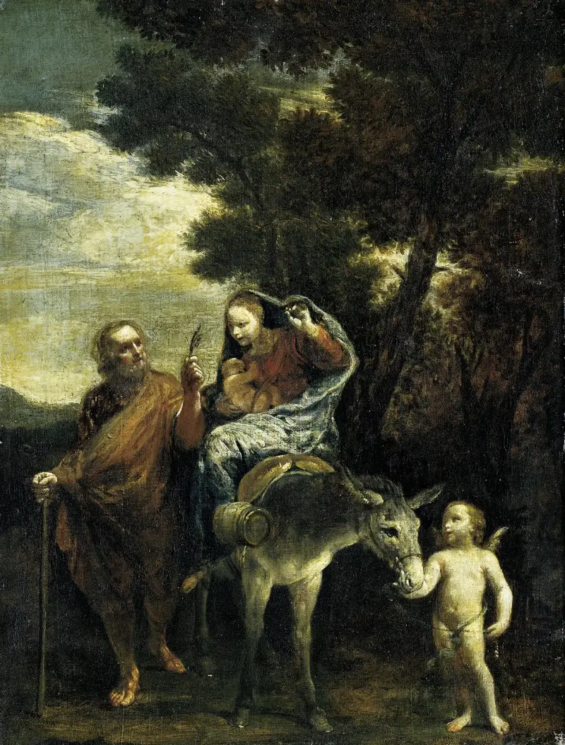 Die Flucht nach Ägypten von Giuseppe Maria Crespi