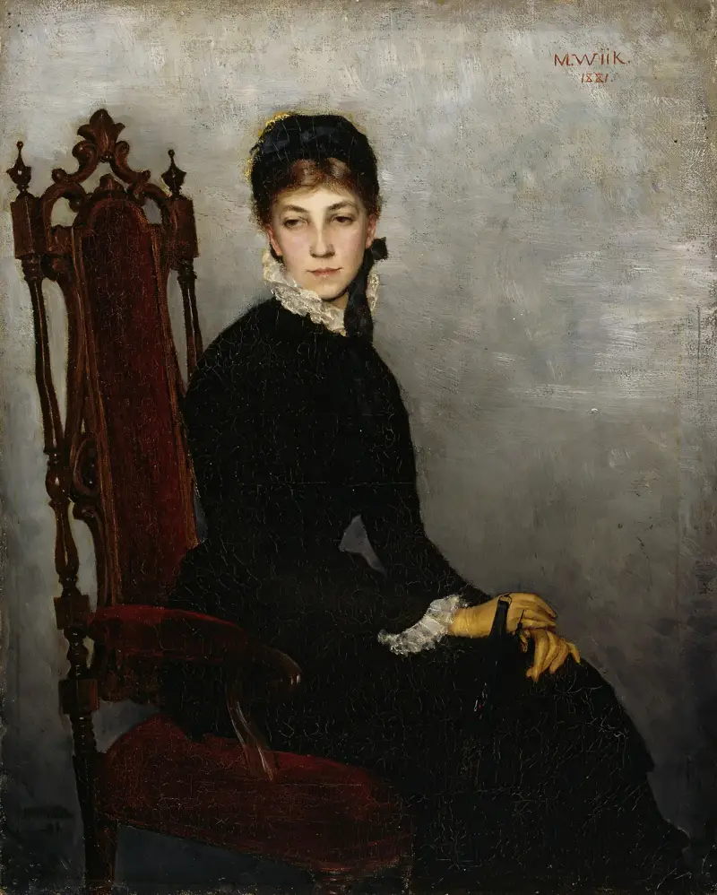 Portrait Of Hilda Wiik av Maria Wiik