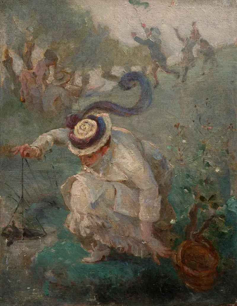 Crayfish fishing av Marie Bracquemond