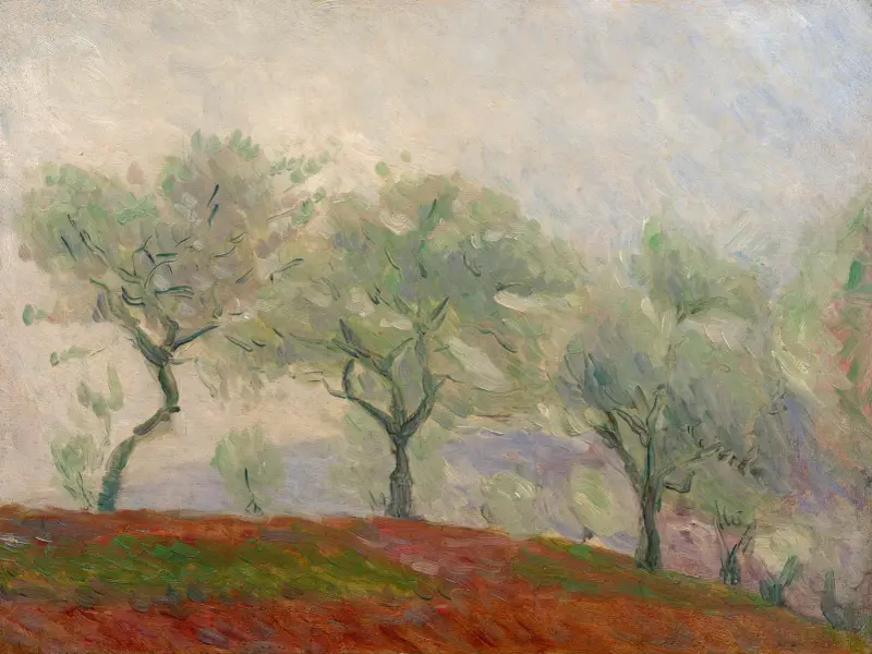 Landschaft mit Bäumen von Marie Bracquemond
