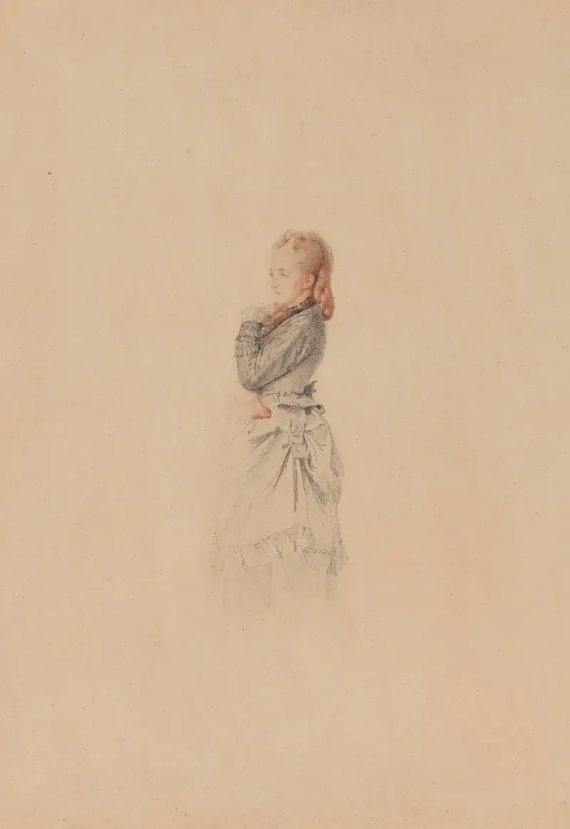 Portret jej siostry, Marie Bracquemond