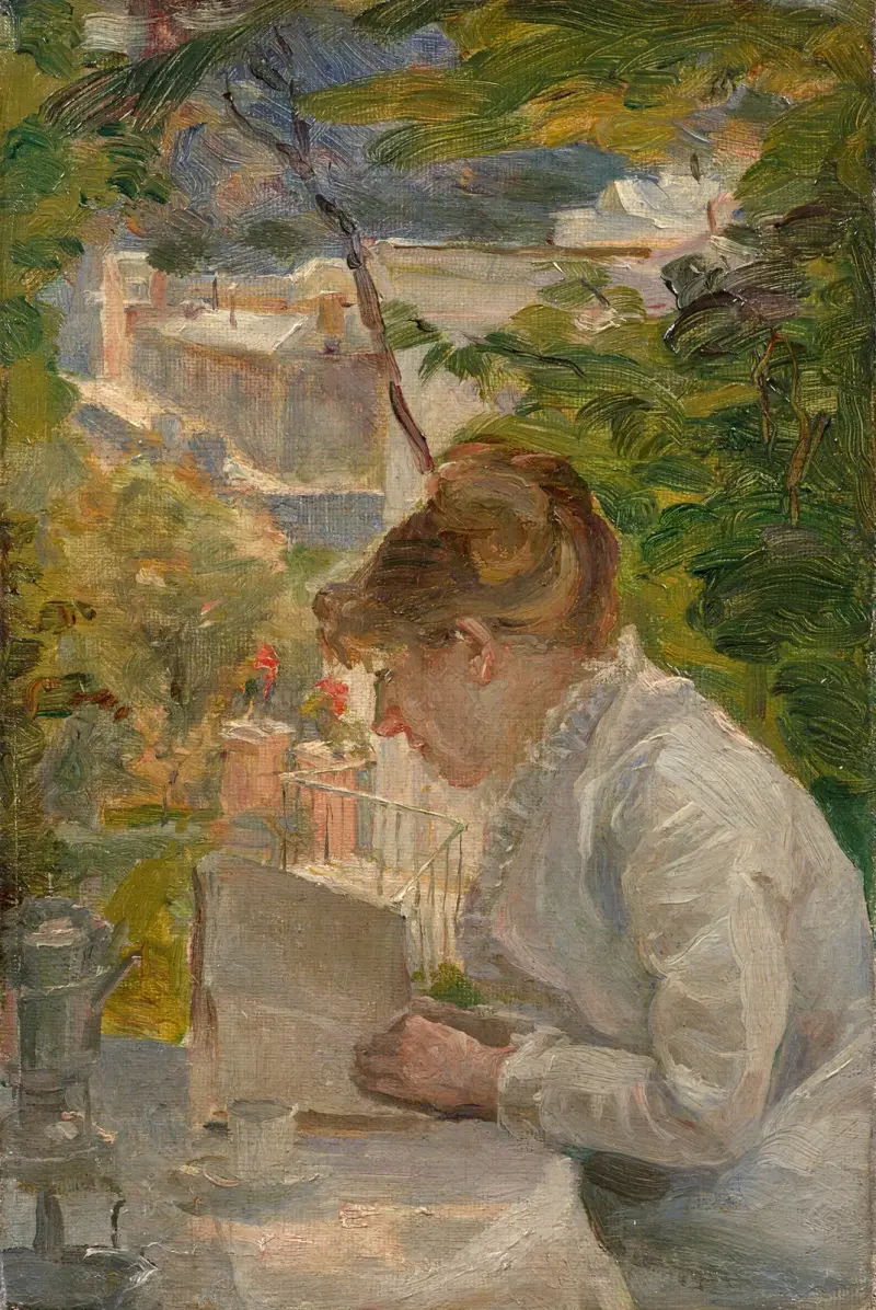 Study for ’La Tasse de café’ av Marie Bracquemond