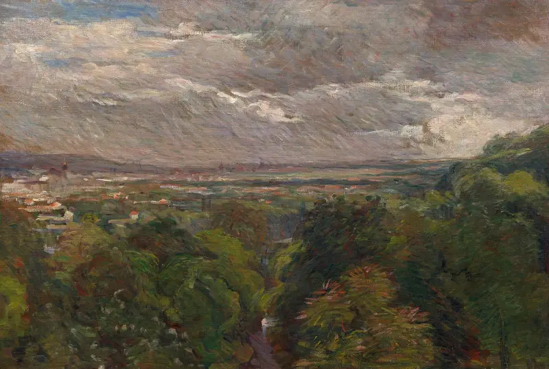 Vy över Paris av Marie Bracquemond