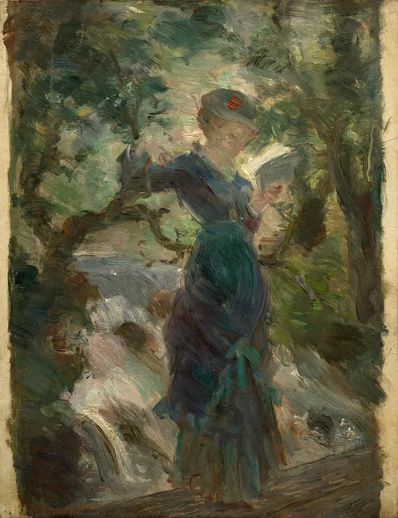 Młoda dama czytająca, Marie Bracquemond