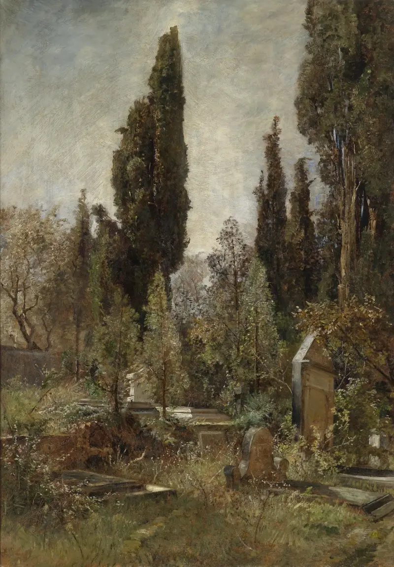 Starý hřbitov, 1884, Marie Egner