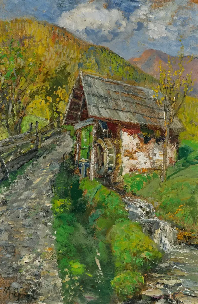 An old mill in Carinthia av Marie Egner