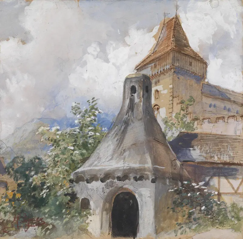 Burg und Dörrofen von Marie Egner