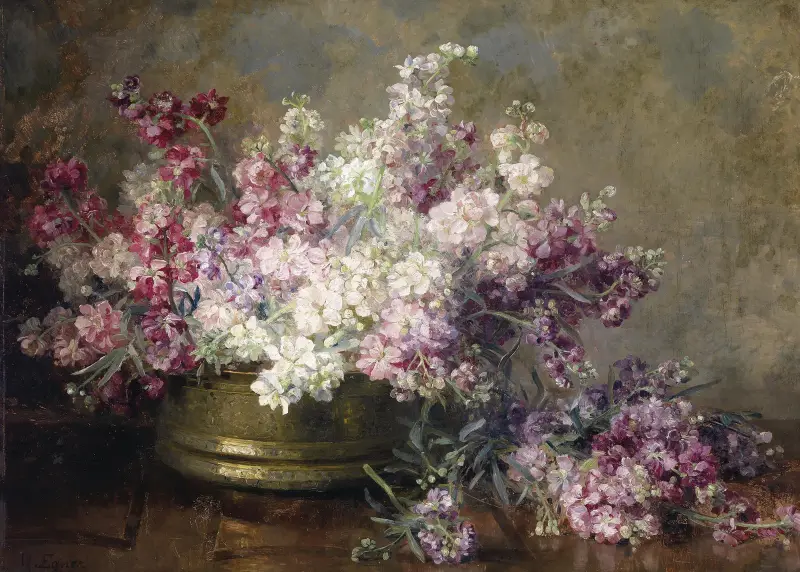 Miska s květinami, Marie Egner