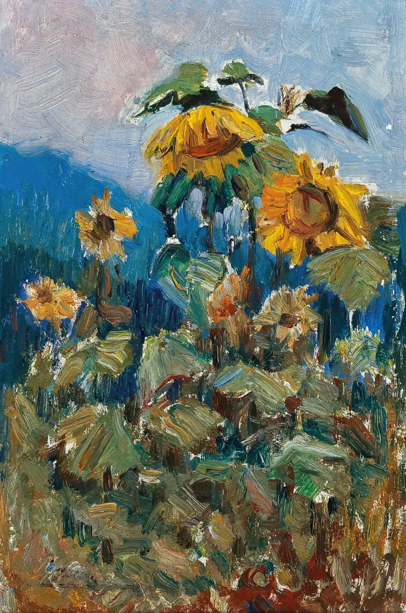 Sonnenblumenstudie – Nr. 1 von Marie Egner