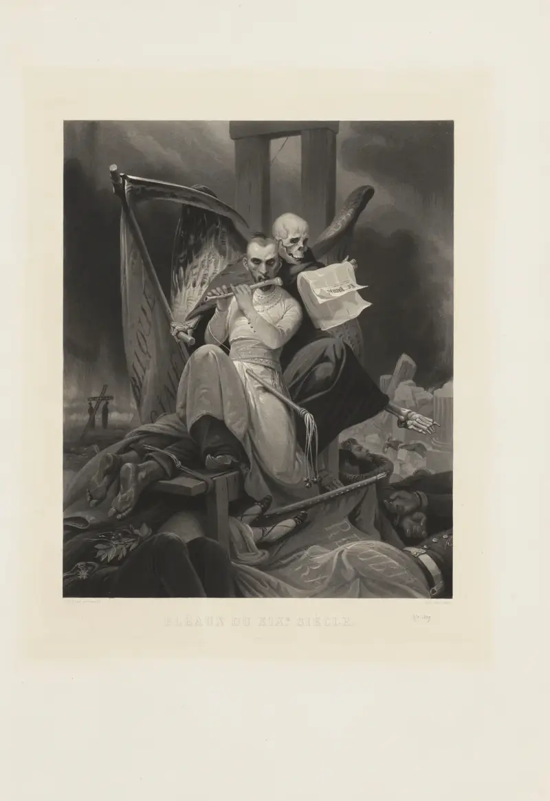 Fléaux Du XIX.e Siècle (efter Horace Vernet) av Jean-Pierre-Marie Jazet