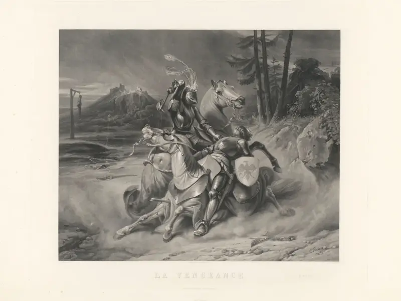 Pomsta (podle Horace Verneta), Jean-Pierre-Marie Jazet
