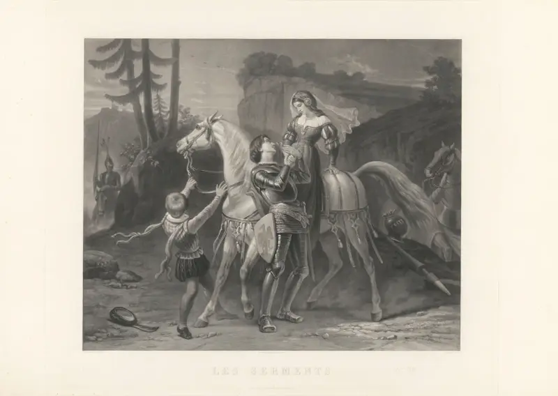Přísahy (podle Félixe-Josepha Barriase), Jean-Pierre-Marie Jazet