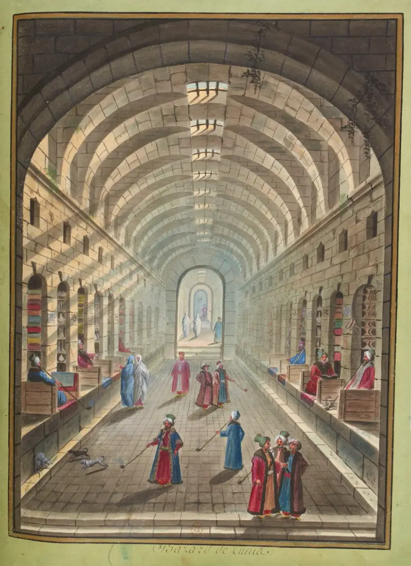Bazár v Tunisu, François-Marie Rosset
