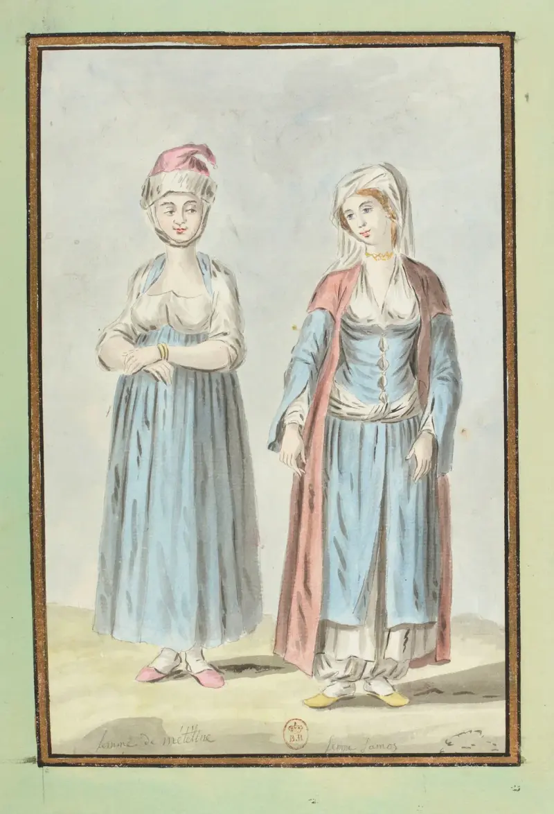 Kvinnor från Mytilene (Metelin) av François-Marie Rosset