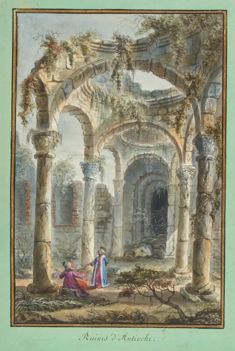 Ruinerna i Antiochia av François-Marie Rosset