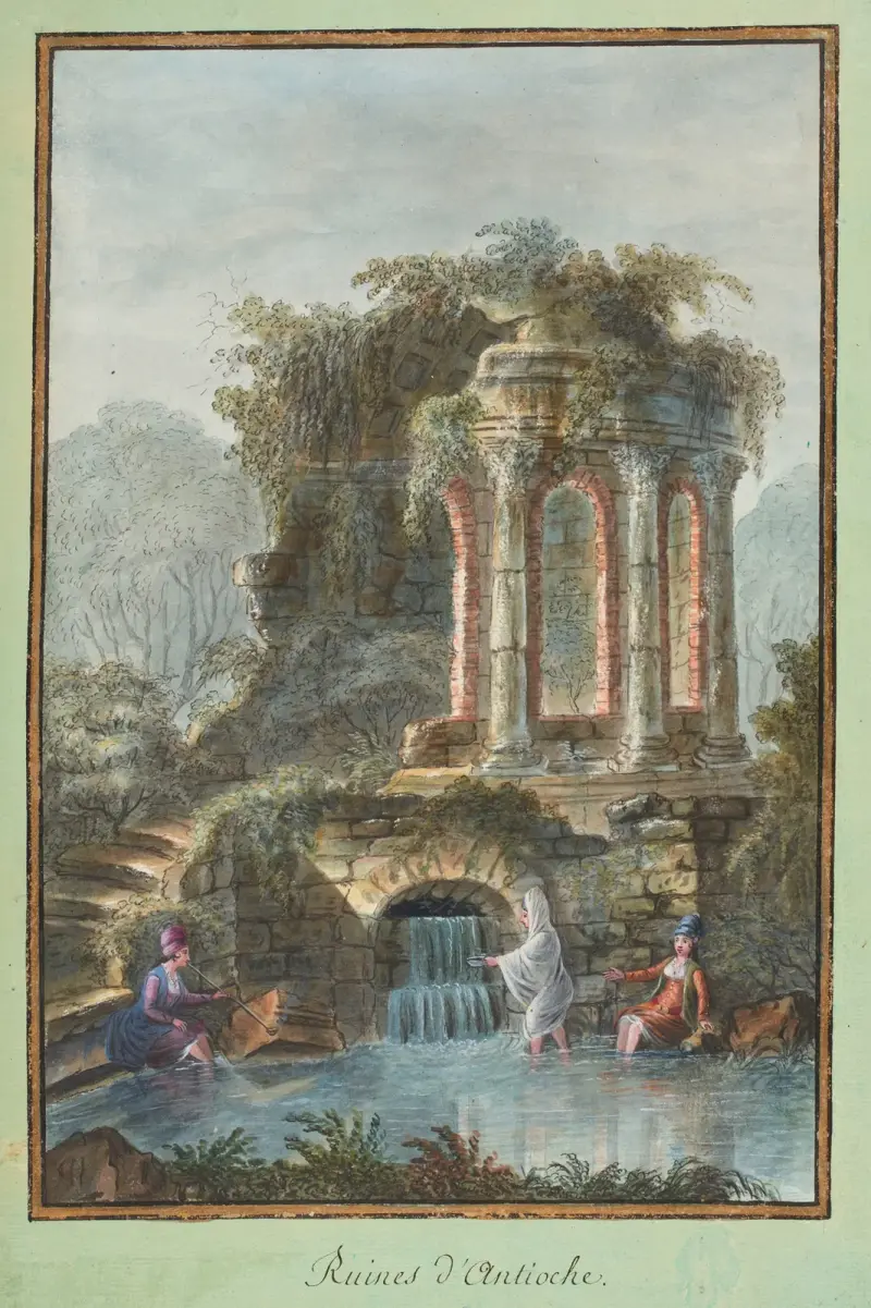Ruinerna i Antiokia av François-Marie Rosset