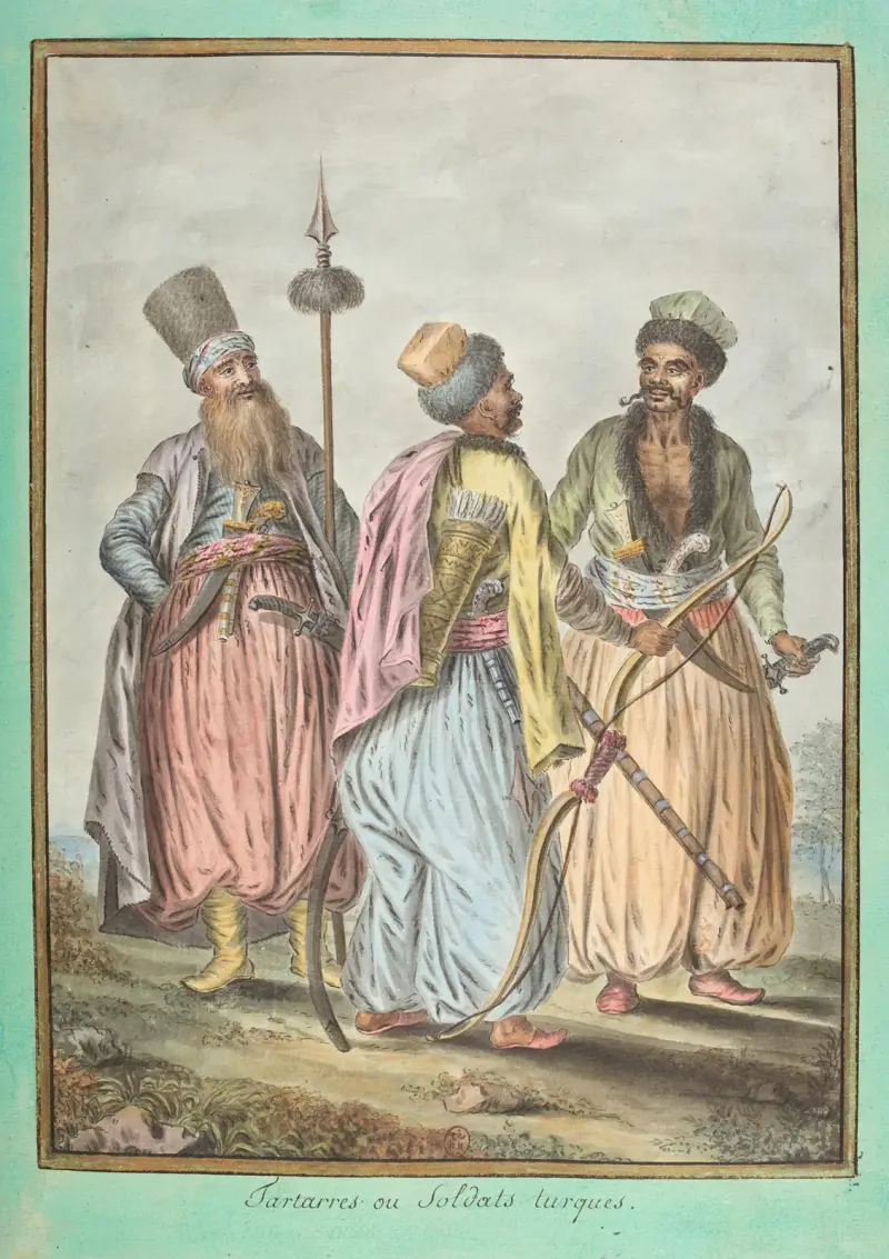 Tatarzy lub żołnierze tureccy, François-Marie Rosset