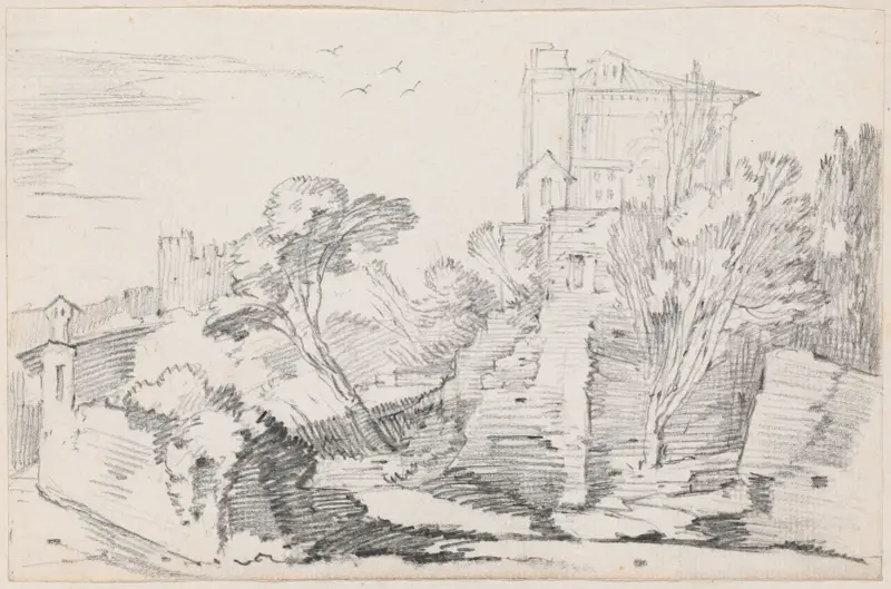 Casino Farnese auf dem Palatin, Rom von Joseph-Marie Vien
