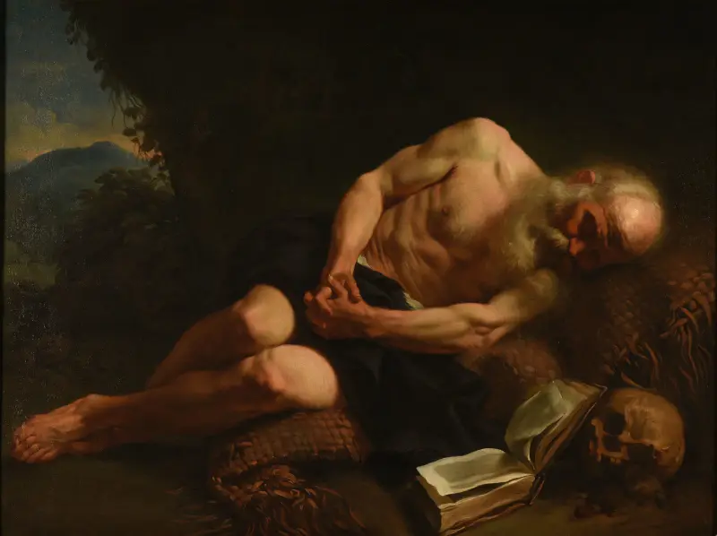 Der heilige Hieronymus von Joseph-Marie Vien
