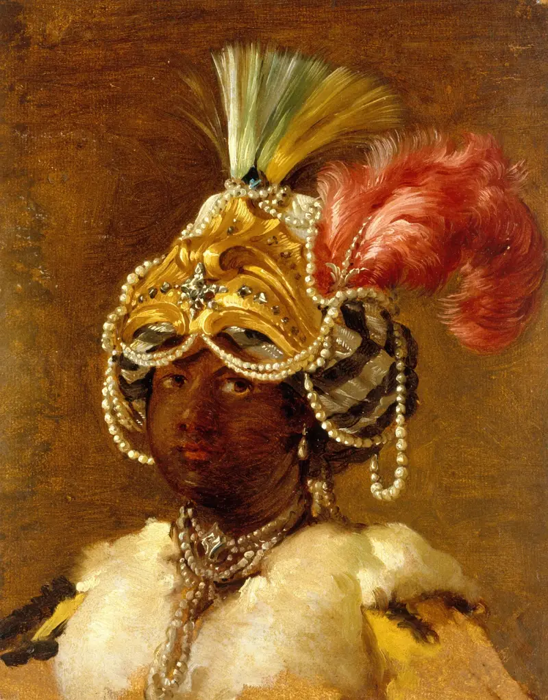 Černá sultánka, Joseph-Marie Vien