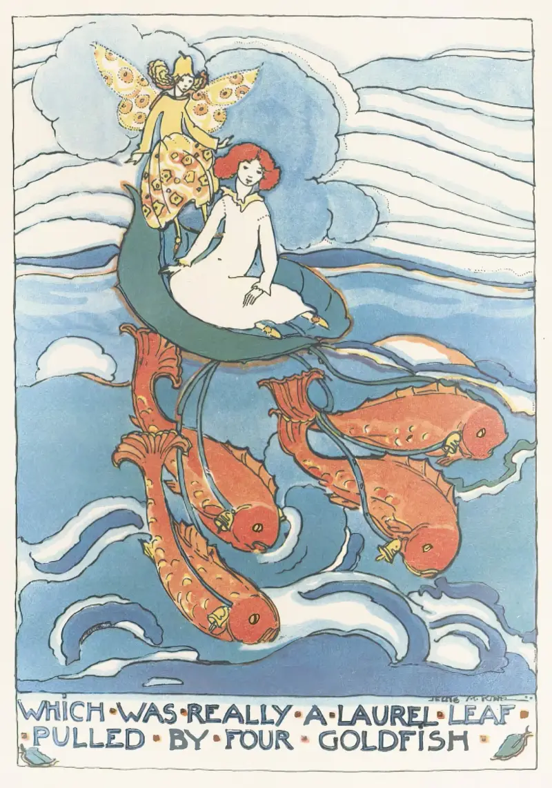 Mammas godnattsagobok pl. 11 av Jessie Marion King