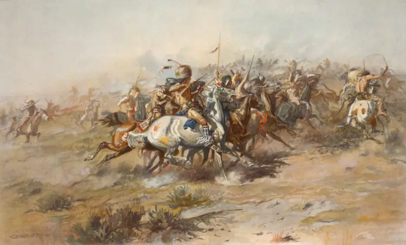 Custers Kampf von Charles Marion Russell
