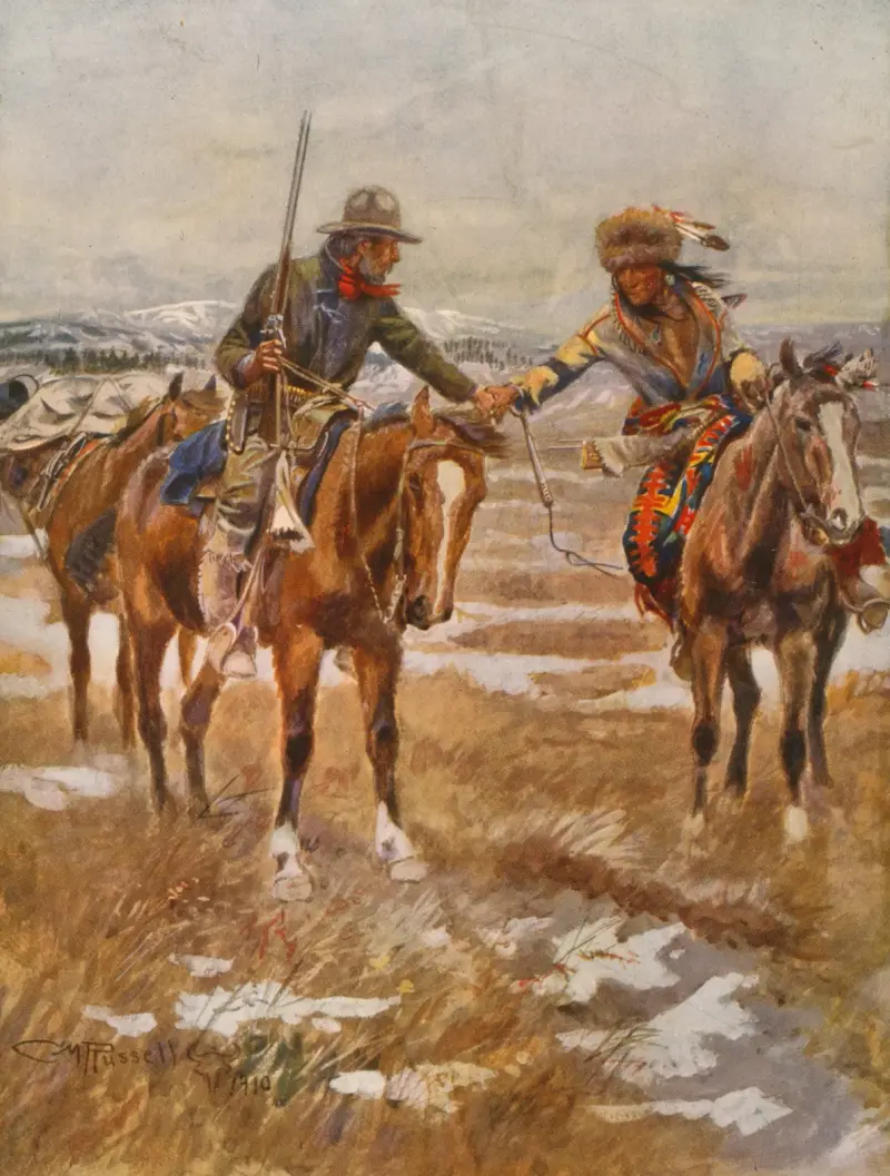 Spotkanie, Charles Marion Russell
