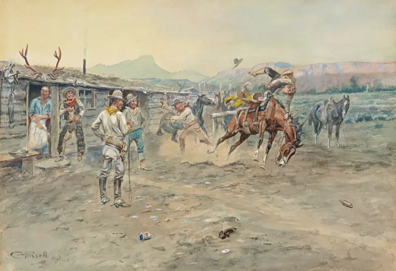 Der Grünschnabel von Charles Marion Russell