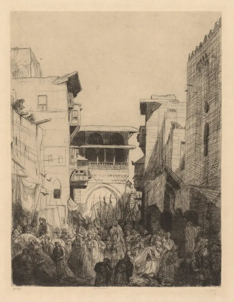 Ulice v Káhiře, Marius Bauer