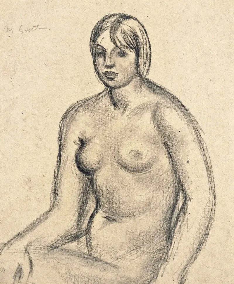 Weiblicher Akt von Mark Gertler