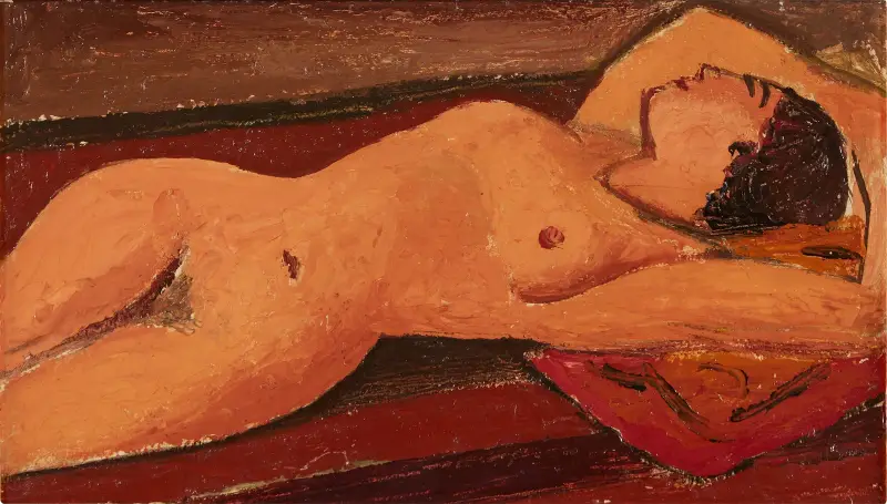 Ležící akt, 1938, Mark Gertler