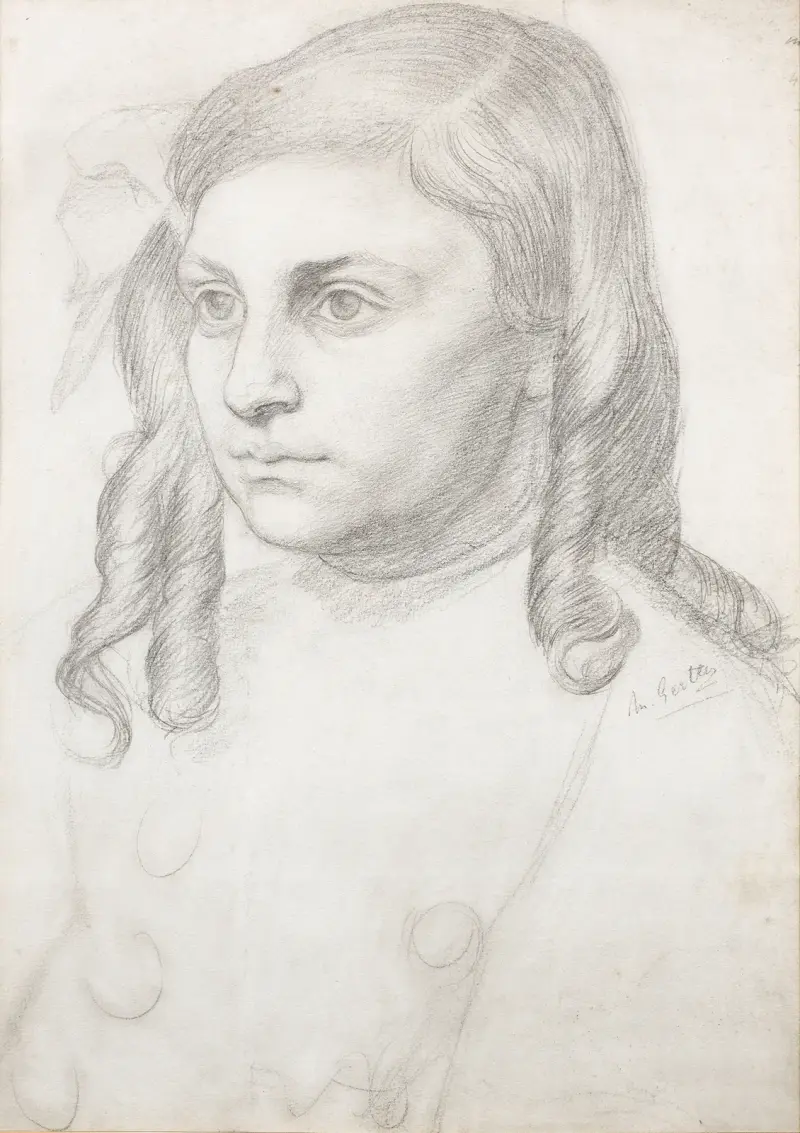 Studie von May Berlinsky von Mark Gertler