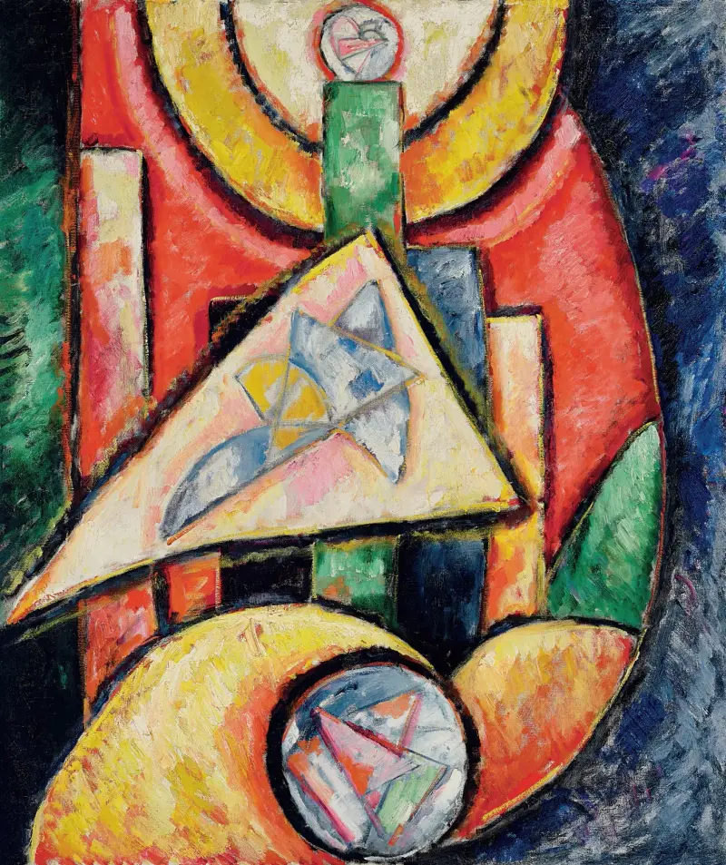Abstraction av Marsden Hartley