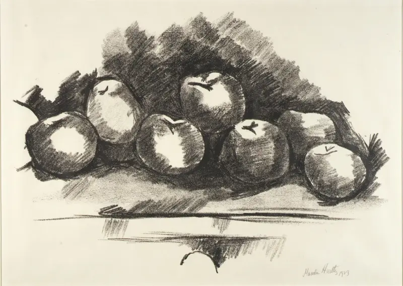 Äpfel auf dem Tisch von Marsden Hartley