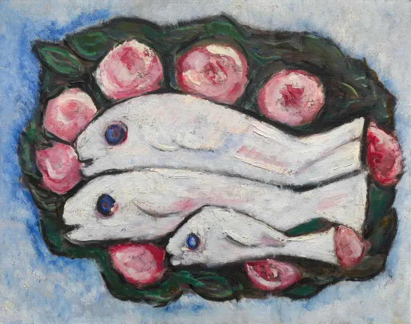 Bankett in der Stille von Marsden Hartley