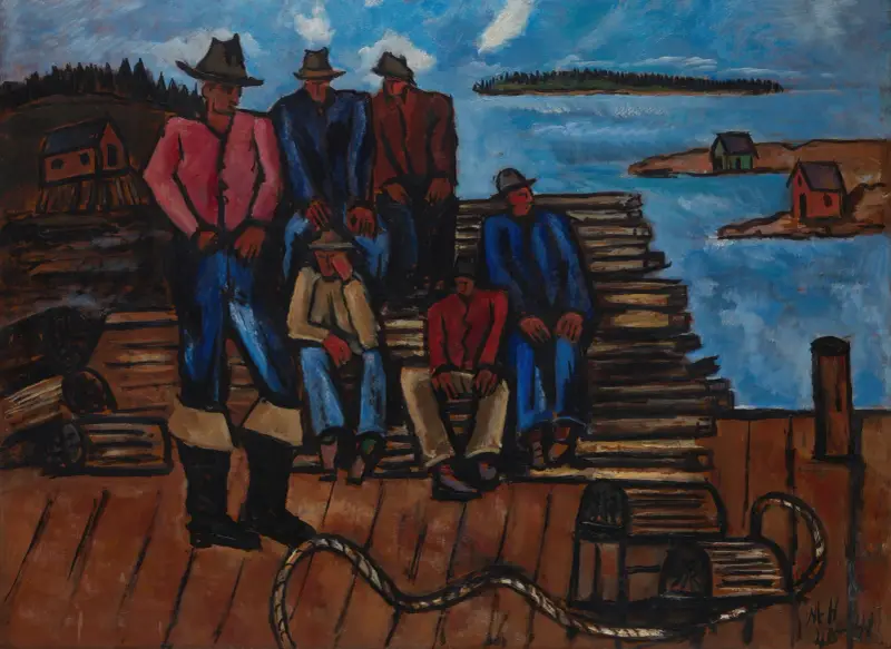 Hummerfischer von Marsden Hartley