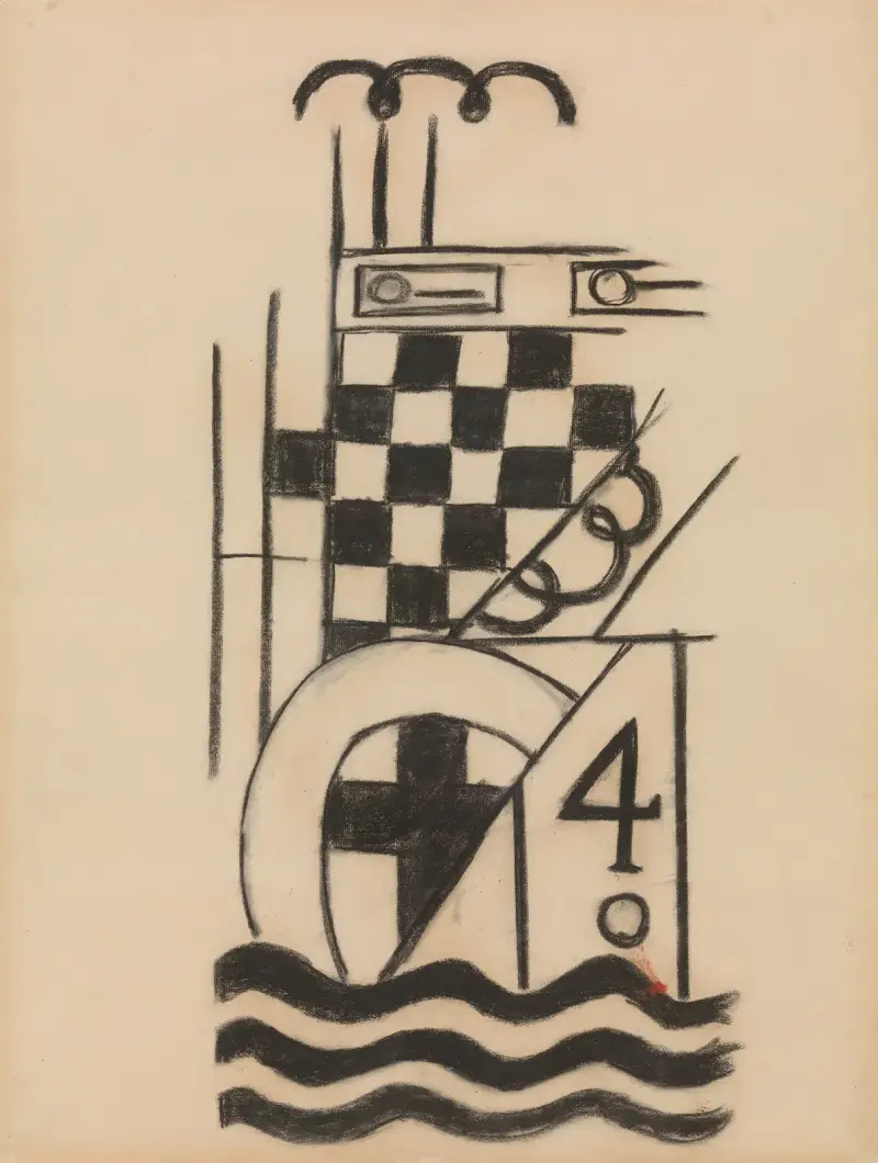Militära symboler 2 av Marsden Hartley