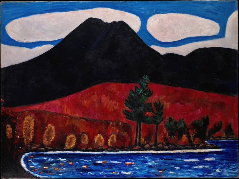 Mt. Katahdin (Maine), podzim, Marsden Hartley