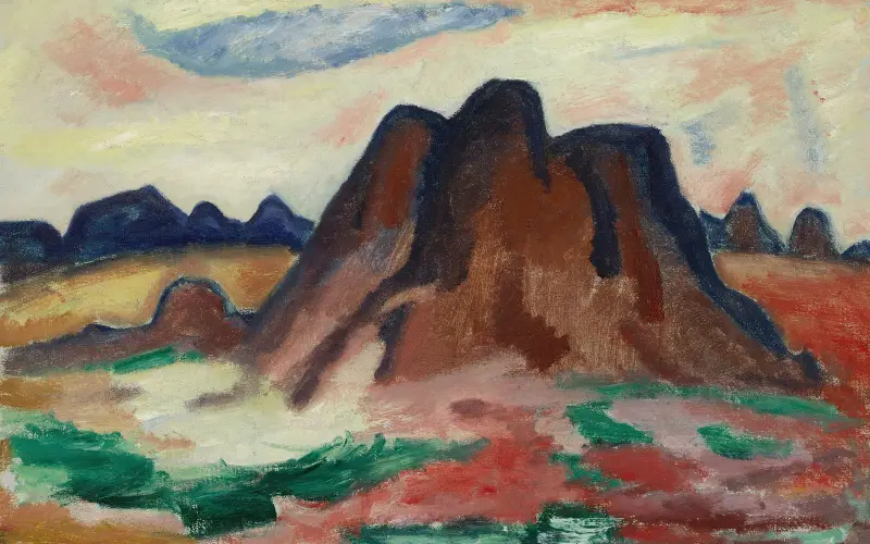 New-Mexico-Landschaft von Marsden Hartley