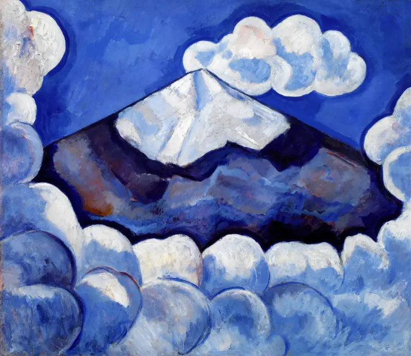 Popocatepetl, Spirited Morning– Mexico av Marsden Hartley